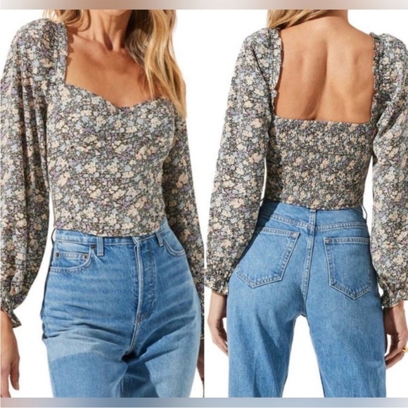 Astr floral crop top - Picture 1 of 9